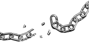 Broken chain PNG image-4593